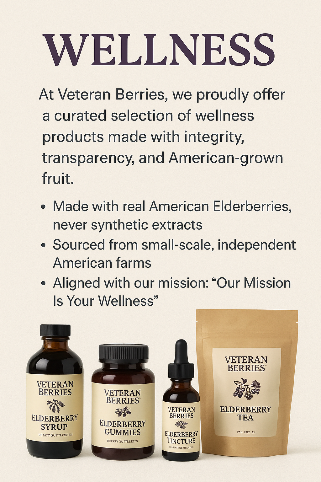 American Elderberry Wellness Products