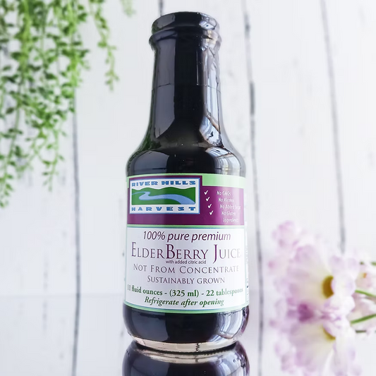 Premium Elderberry Juice bottle
